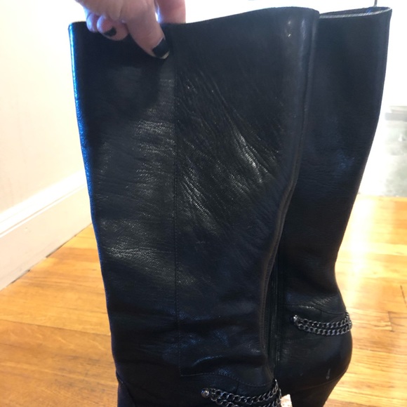 Caressa Leather Boots with approx 3 in Heels - Picture 4 of 4